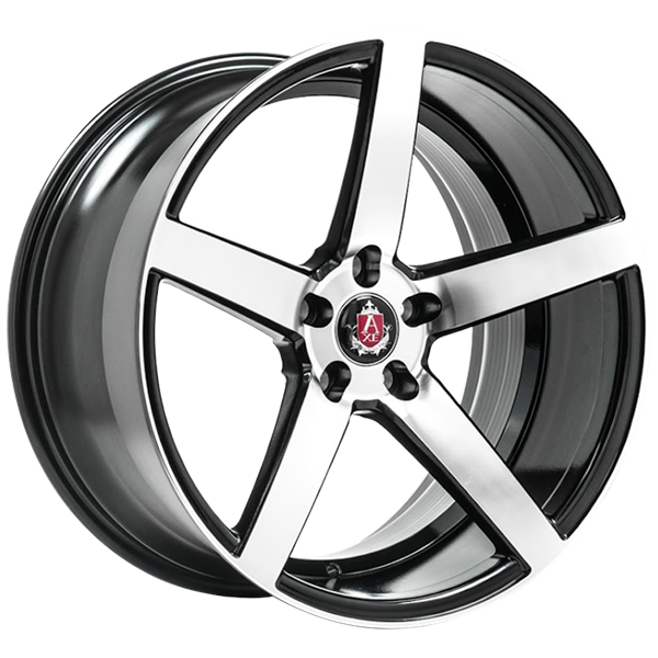 AXE Wheels EX18 Black Polished 8,00x18 5x108,00 ET40,00