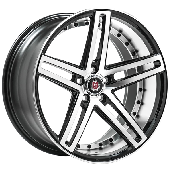AXE Wheels EX20 Black Polished Face and Barrel 9,50x19 5x108,00 ET40,00