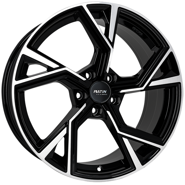 PLATIN Wheels P 100 Black Polished 9,50x21 5x112,00 ET31,00