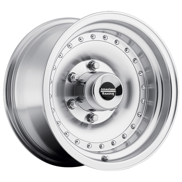 American Racing OUTLAW I Silver Polished 10,00x15 5x114,30 ET-38,00