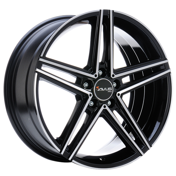 AVUS Racing AC-515 - Black Polished 7,50x17 5x112,00 ET52,50