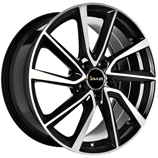 AVUS Racing AC-518 - Black Polished 5,50x15 4x100,00 ET40,00