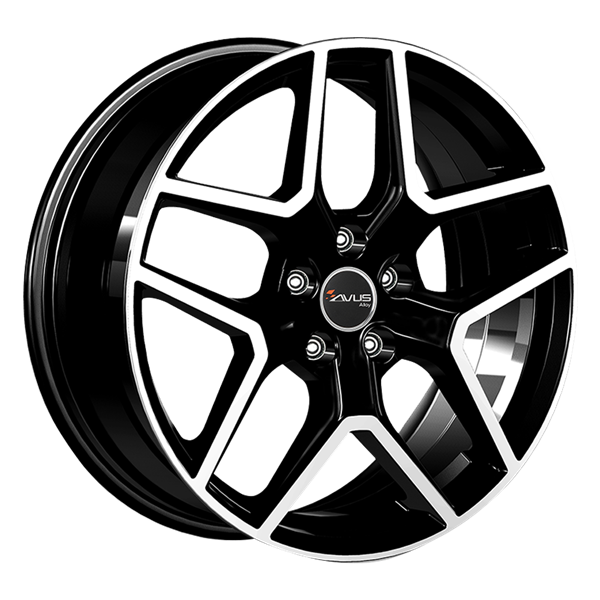 AVUS Racing AC-519 - Black Polished 7,00x17 5x108,00 ET40,00