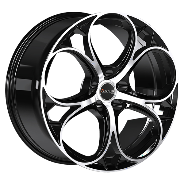AVUS Racing AC-520 - Black Polished 8,00x18 5x110,00 ET33,00