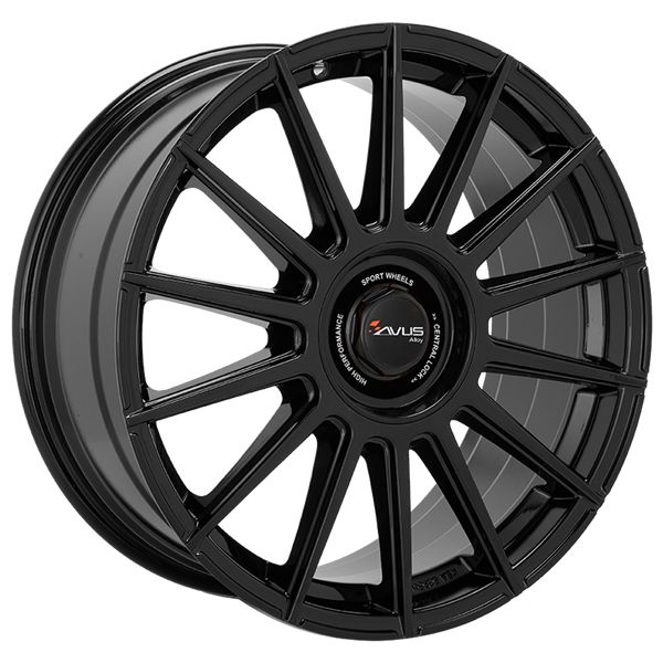 AVUS Racing AC-M09 - Black 8,00x18 5x108,00 / 5x114,30 ET45,00