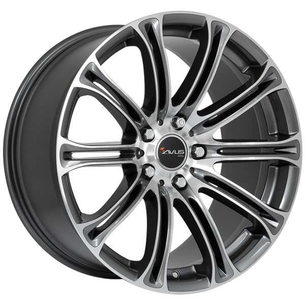 AVUS Racing AC-MB1 - Anthracite Polished 9,50x20 5x120,00 ET45,00