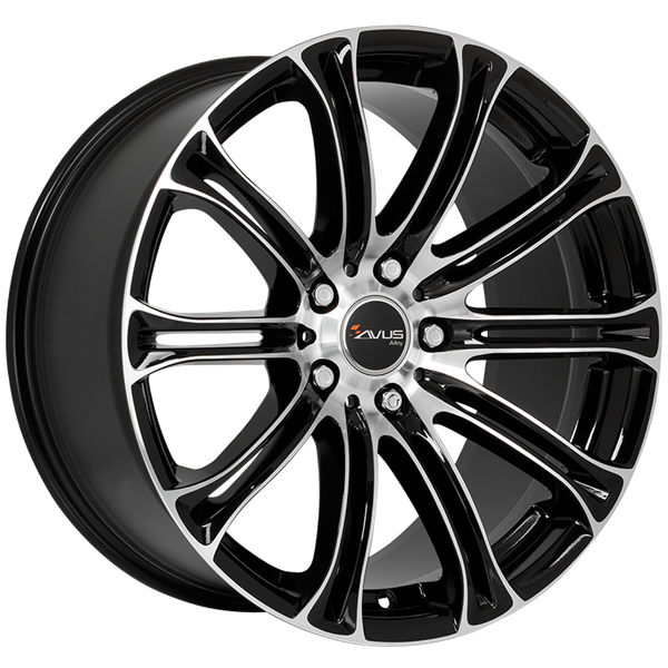 AVUS Racing AC-MB1 - Black Polished 8,00x18 5x120,00 ET34,00