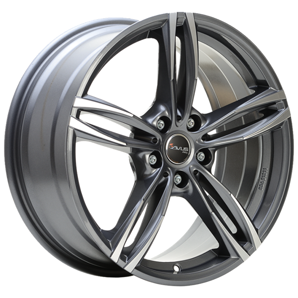 AVUS Racing AF15 - Anthracite Polished 7,50x17 5x112,00 ET30,00