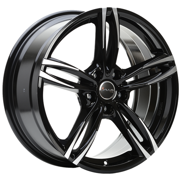 AVUS Racing AF15 - Black Polished 8,50x19 5x112,00 ET50,00