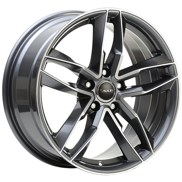 AVUS Racing AF16 - Anthracite Polished 7,50x17 5x112,00 ET51,00