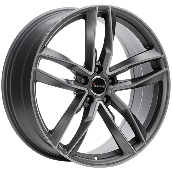 AVUS Racing AF16 - Matt Anthracite Polished 7,50x17 5x112,00 ET29,00