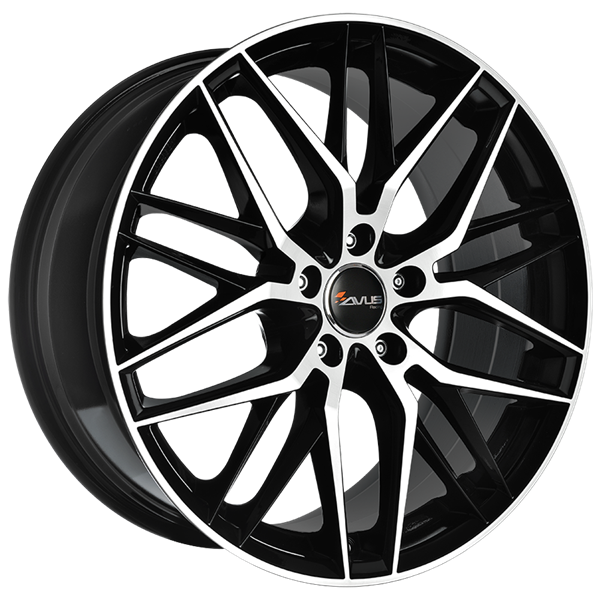 AVUS Racing AF19 - Black Polished 8,50x19 5x112,00 ET30,00