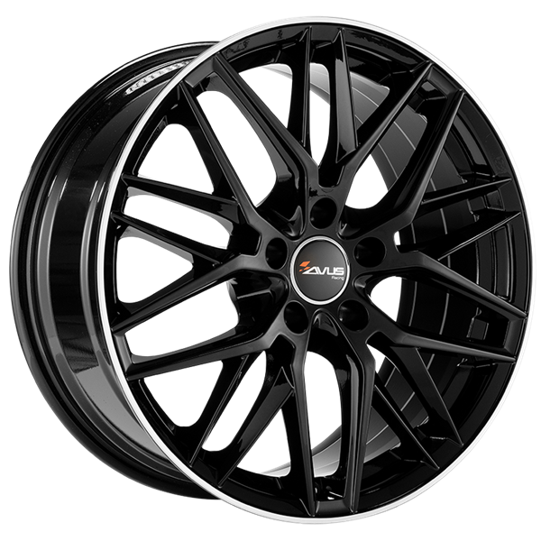 AVUS Racing AF19 - Black Polished Lip 7,50x17 5x112,00 ET30,00