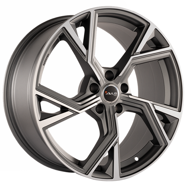 AVUS Racing AF20 - Matt Anthracite Polished 8,00x18 5x112,00 ET28,00