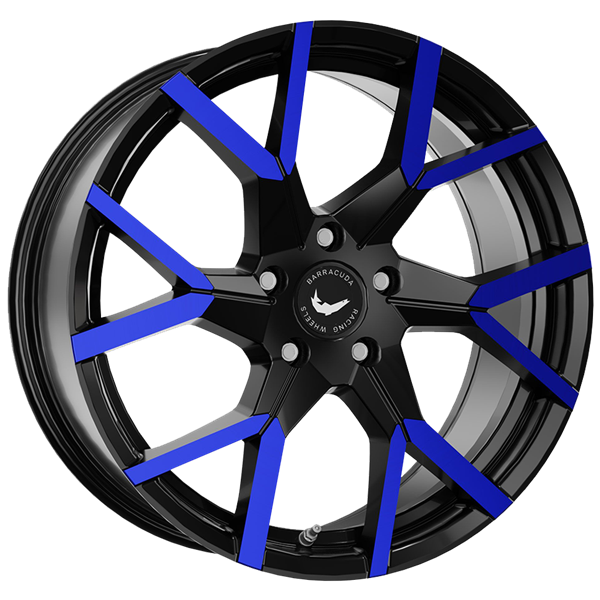 Barracuda TZUNAMEE EVO Gloss Black Blue 8,00x18 5x100,00 ET43,00