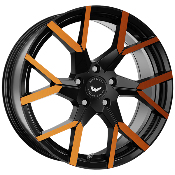 Barracuda TZUNAMEE EVO Gloss Black Orange 8,00x18 5x100,00 ET43,00