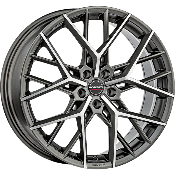 Borbet BY titan polished 8,00x18 5x112,00 ET44,00