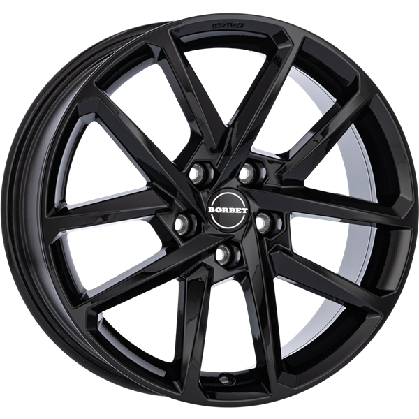 Borbet N black glossy 7,00x17 4x100,00 ET47,00