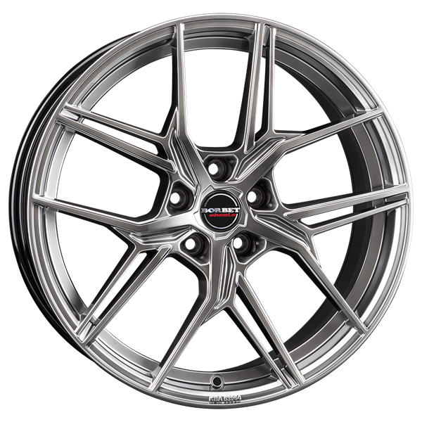 Borbet QX hyper black silver 8,00x19 5x112,00 ET50,00