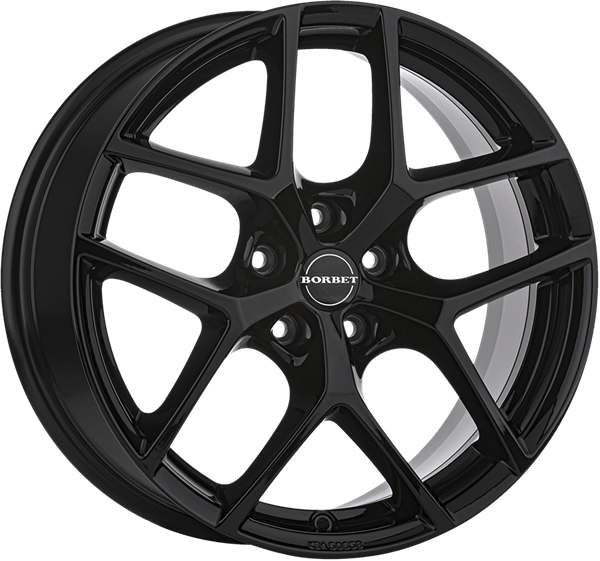 Borbet Y black glossy 7,00x16 5x114,30 ET48,00