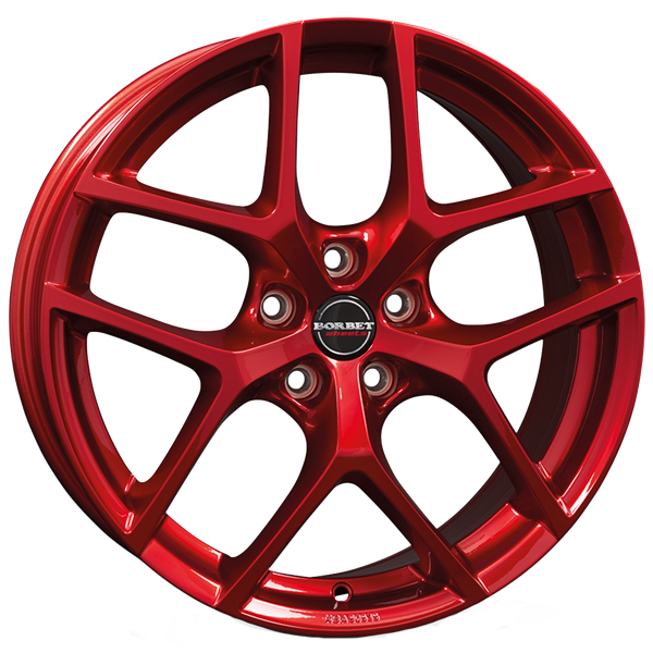 Borbet Y red glossy 8,00x19 5x112,00 ET50,00