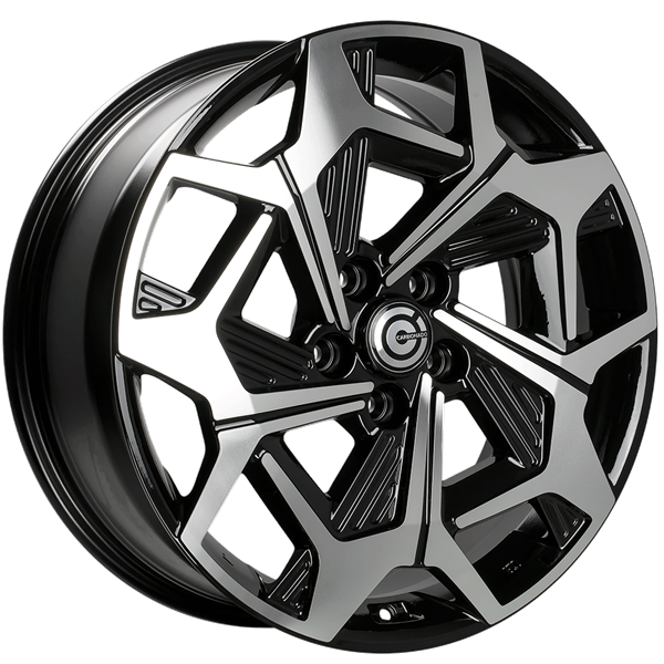 Carbonado Bullet Black Polished 7,00x18 5x114,30 ET49,00