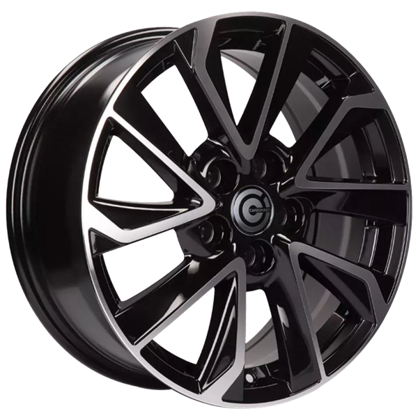 Carbonado Dynasty Black Polished 7,00x17 5x114,30 ET40,00