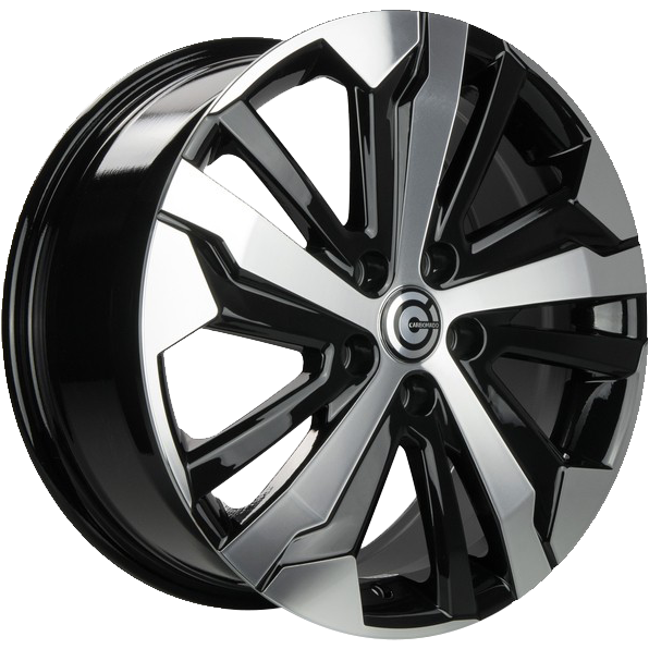 Carbonado Lille Black Polished 6,50x16 5x108,00 ET45,00