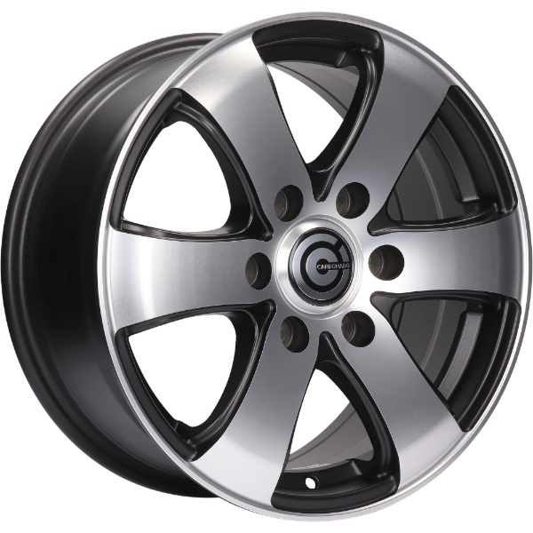 Carbonado Mammuth Matt Black Polished 7,00x16 6x130,00 ET50,00