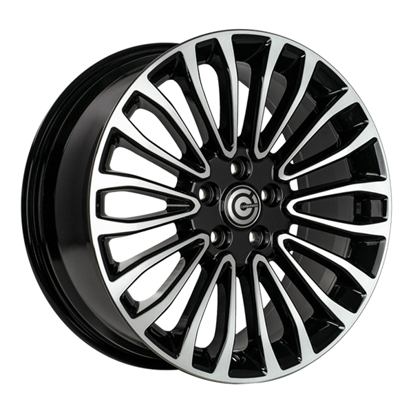 Carbonado Ohio Black Polished 7,00x17 5x108,00 ET50,00