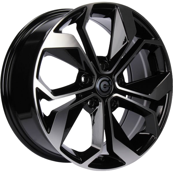 Carbonado Raptor Black Polished 6,50x16 5x114,30 ET45,00