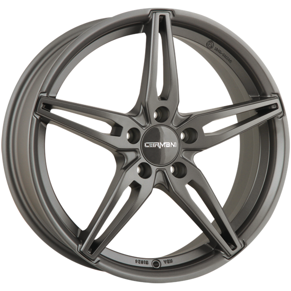 Carmani 15 Oskar Hyper Gun Metal 6,50x16 5x114,30 ET38,00