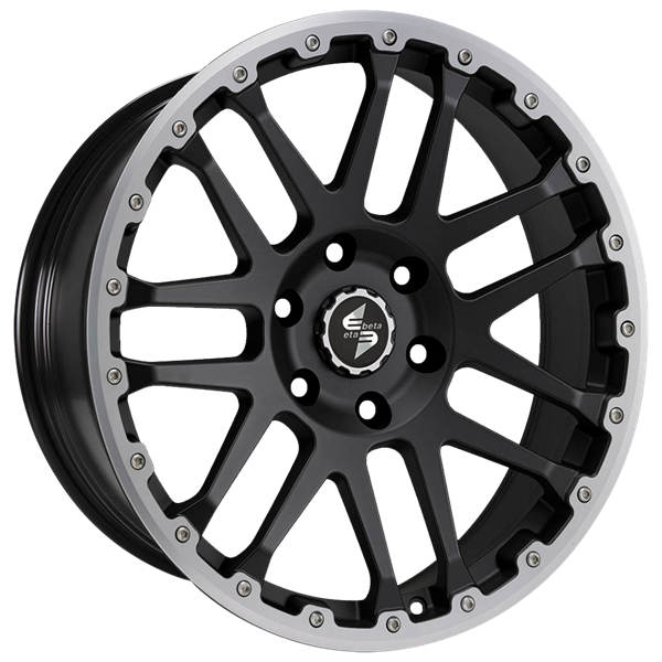 Eta Beta Combat CV Matt Black Lip Cap Polished 8,00x18 5x120,00 ET45,00