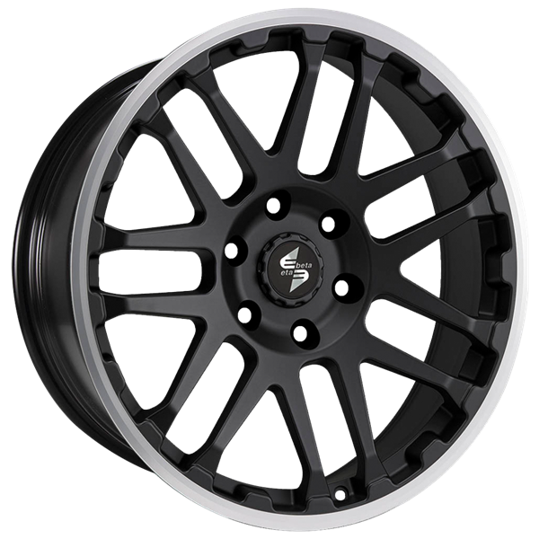 Eta Beta Combat Matt Black Lip Polished 8,00x18 5x120,00 ET45,00