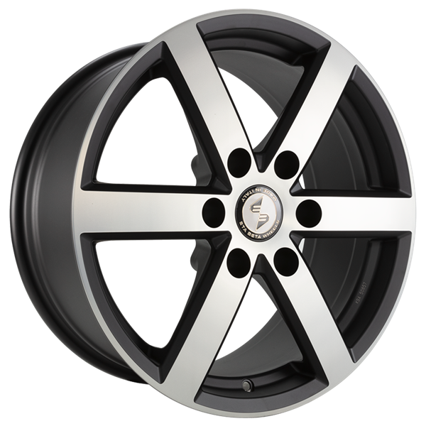 Eta Beta Robus Matt Black Polished 8,00x18 6x139,70 ET25,00