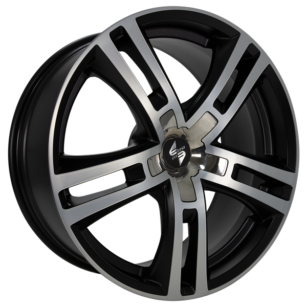 Eta Beta Uriel Matt Black Polished Cap Inox 9,00x20 5x112,00 ET55,00