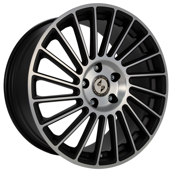 Eta Beta Venti-R Matt Black Polished 7,50x18 5x112,00 ET45,00