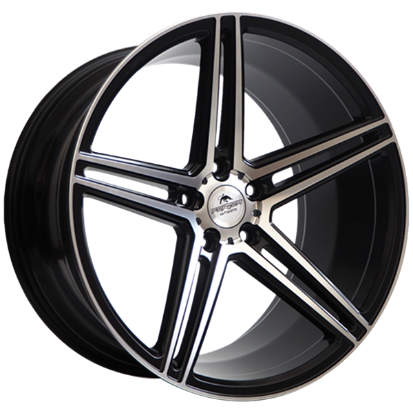 FORZZA Bosan Black Matt Faced Machined 8,50x19 5x112,00 ET25,00