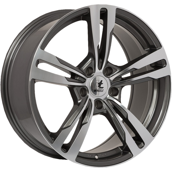 itWHEELS Anna Anthracite Polished 9,50x21 5x120,00 ET40,00