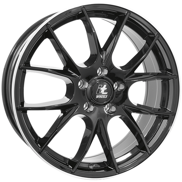 itWHEELS Kira Black Lip Polished 6,50x16 5x100,00 ET40,00