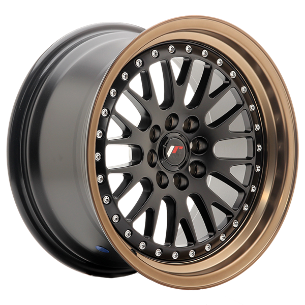 Japan Racing JR10 Black Lip Bronze 7,00x15 4x100,00 / 4x108,00 ET30,00