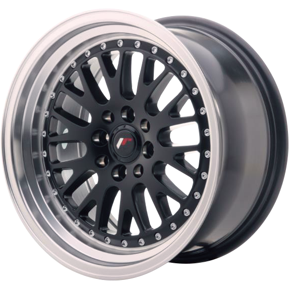 Japan Racing JR10 Black Machined 7,00x15 4x100,00 / 4x108,00 ET30,00