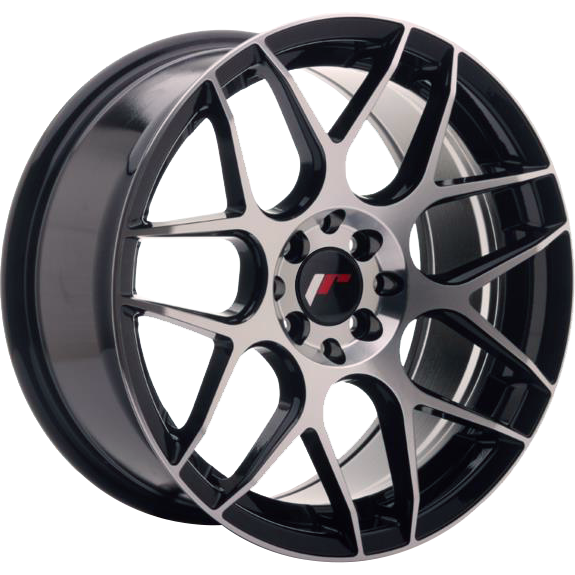 Japan Racing JR18 Black Machined 7,00x17 4x100,00 / 4x114,30 ET40,00
