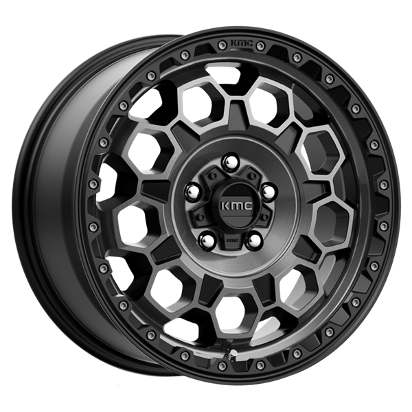 KMC Wheels TREK Satin Black Tint Gray 9,00x17 5x127,00 ET18,00