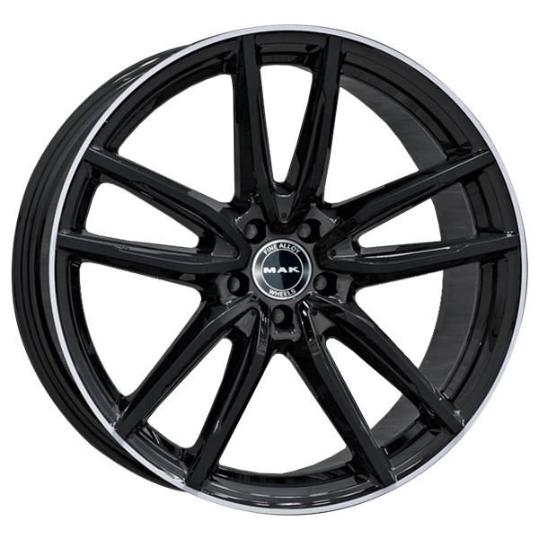 MAK Evo Black Lip Mirror 8,00x18 5x112,00 ET48,00