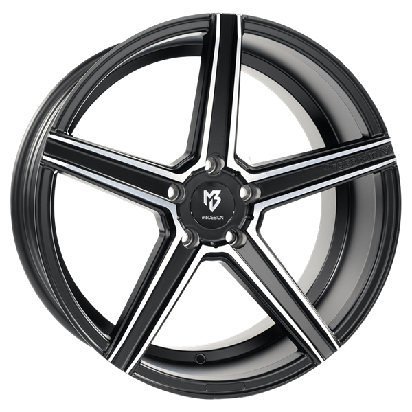 mbDESIGN KV1 Matt Black Polished 8,50x19 5x100,00 ET32,00