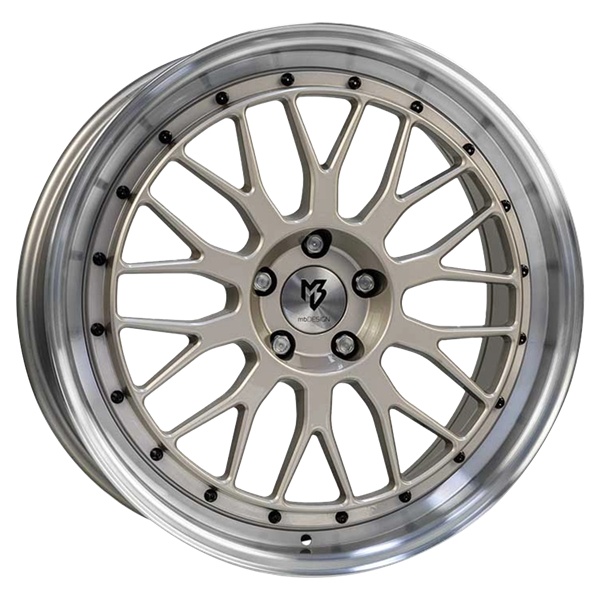 mbDESIGN LV1 Champagner Polished 7,00x17 5x100,00 ET38,00