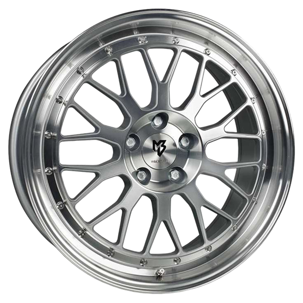 mbDESIGN LV1 Silver Polished 7,50x18 5x100,00 ET42,00