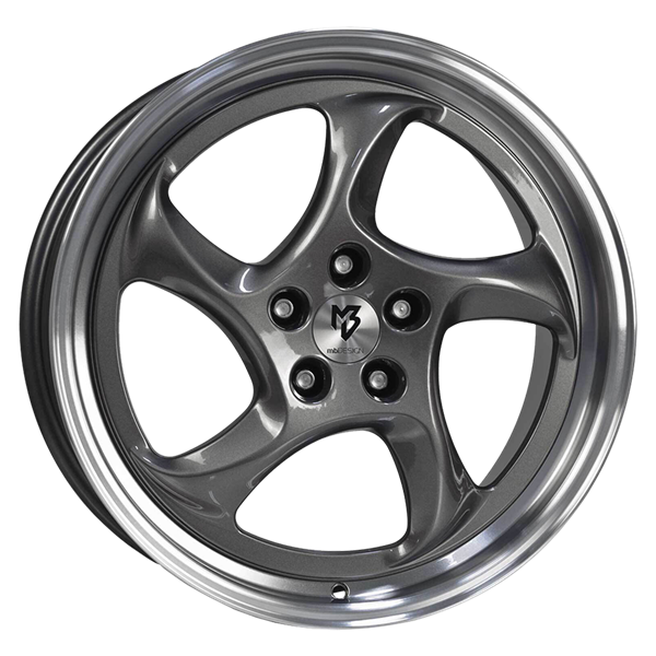 mbDESIGN TURBO Grey Polished 9,00x19 5x108,00 ET42,00