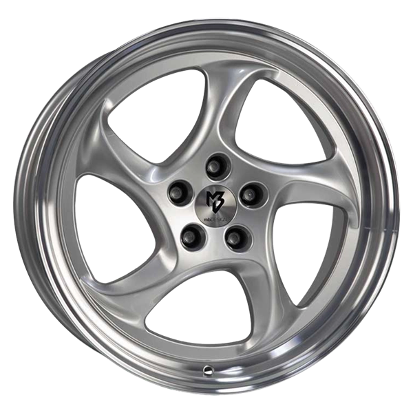 mbDESIGN TURBO Silver Polished 9,00x19 5x108,00 ET42,00